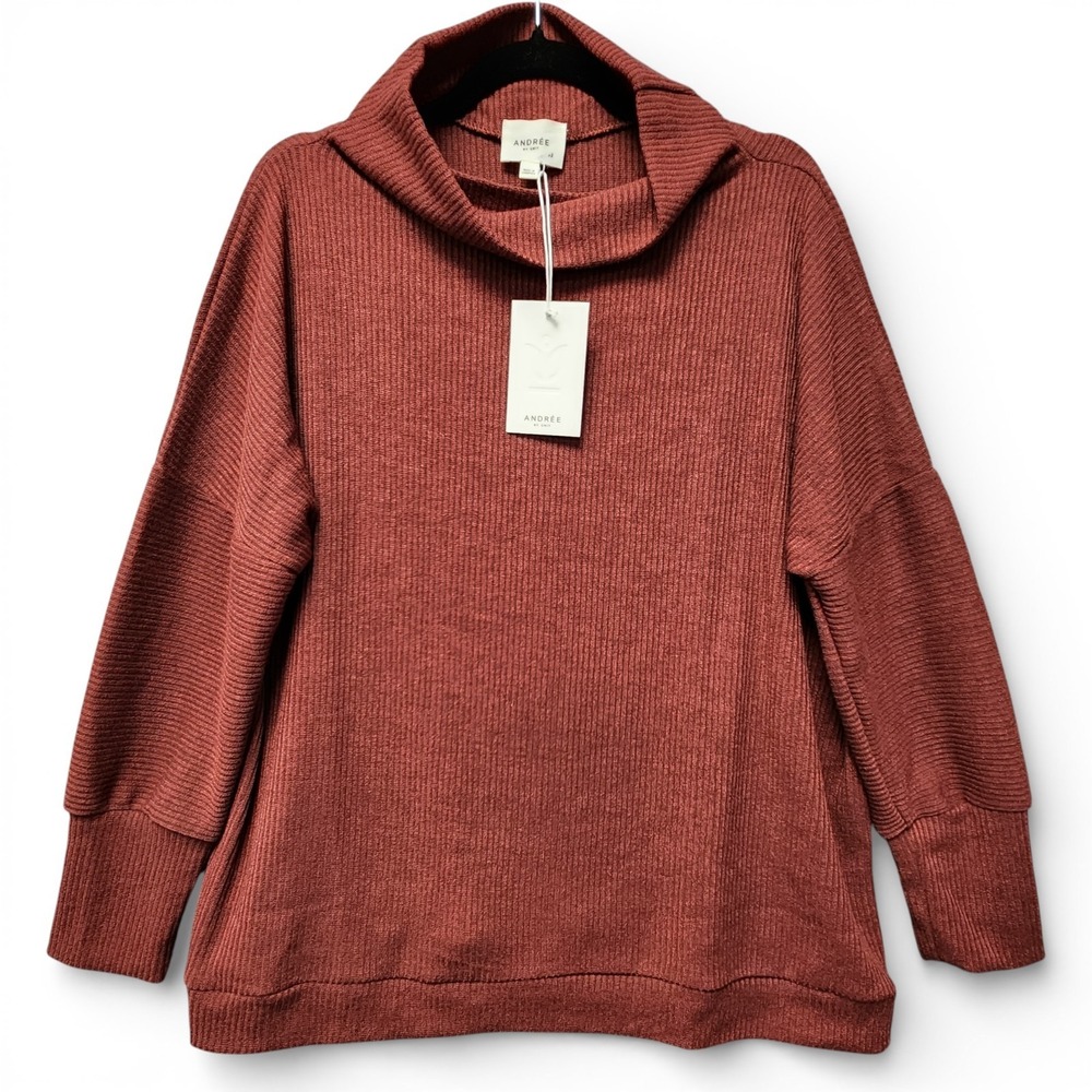 Anthropologie ANDREE by Unit Sweater Womens XL Cowl‎ Neck Oversized Slouchy NEW